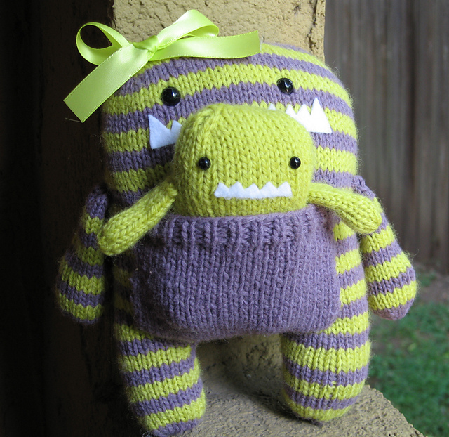 stuffed monster pattern