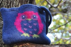 "Owl Always Love You" Felted Purse Knitting Pattern